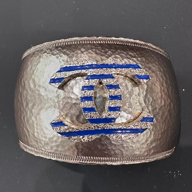 Chanel Gold CC Cuff in Gold from Luxury Promise