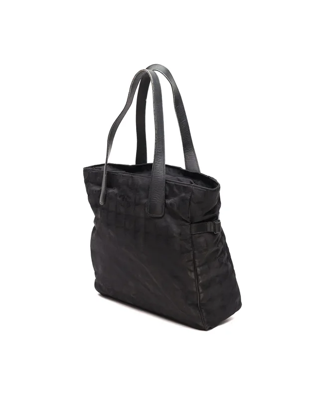 Chanel CC Travel Line Tote Bag in Nylon from A Retro Tale, photo 2 of 10