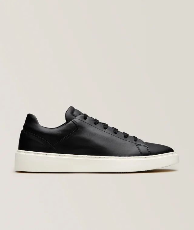 Rocco Leather Sneakers in Black, image 1 of 1 from Harry Rosen