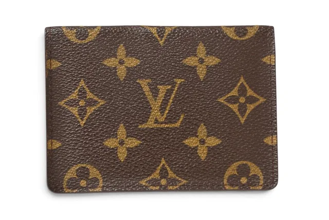 Louis Vuitton Card Case Monogram Porte 2 Cartes Vertical Fixed in Coated canvas from The Reluxe