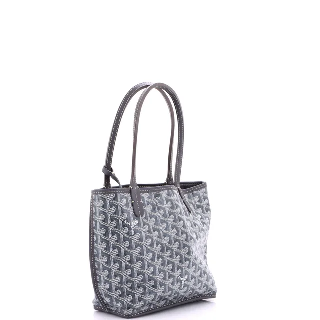 Goyard Anjou Reversible Tote Coated Canvas Mini in gray Coated canvas from Rebag, photo 3 of 8