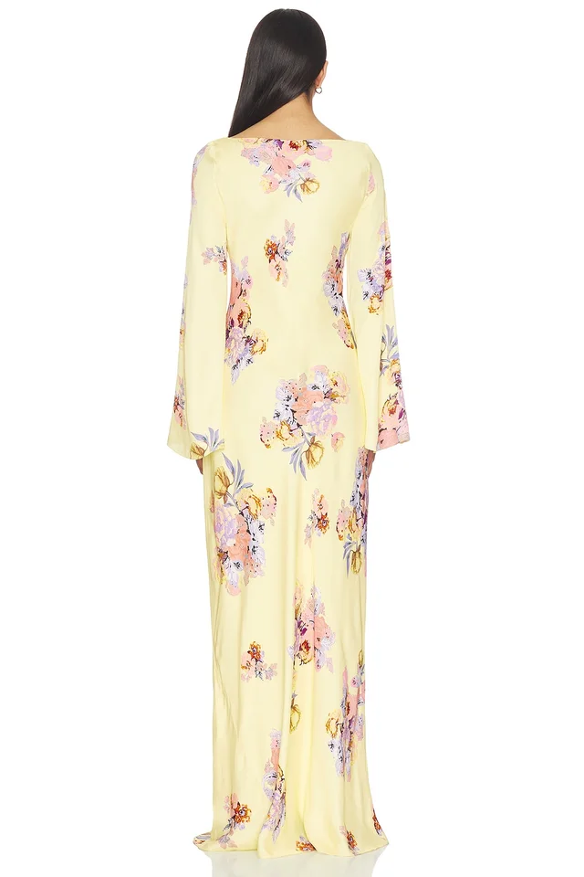 HEMANT AND NANDITA Maxi Dress in Yellow, photo 3 of 3 from REVOLVE (Canada)