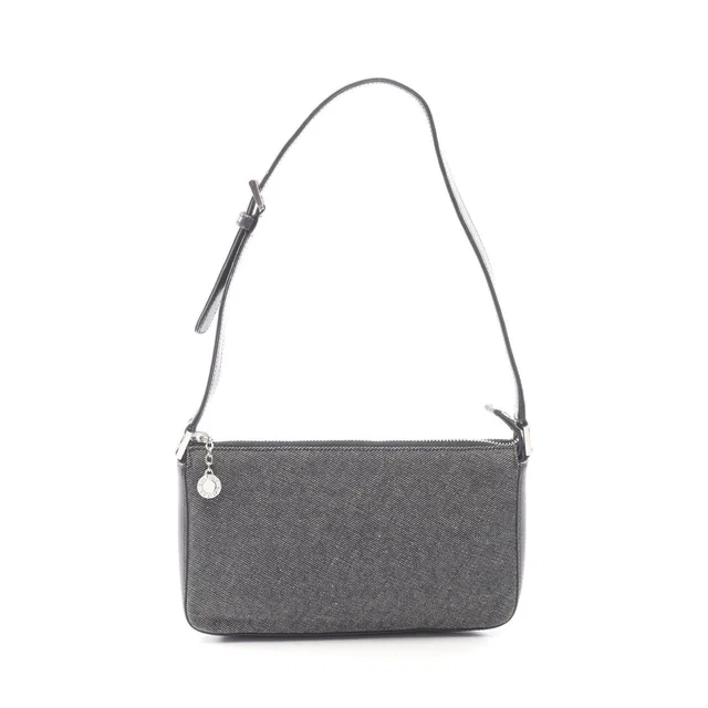 Bvlgari Logo Mania Canvas Leather Shoulder Bag in Canvas from LuxUness