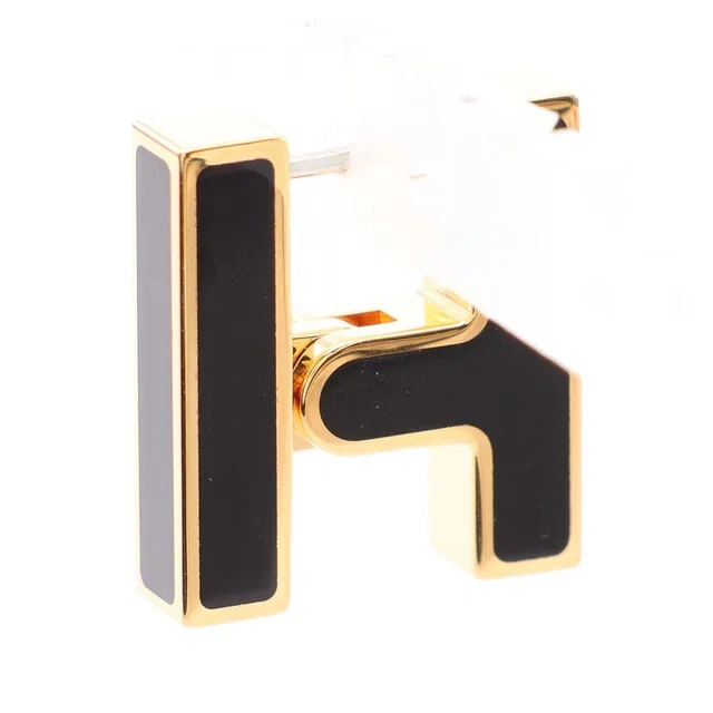 Hermès Single Earrings Gold in Gold from The Reluxe