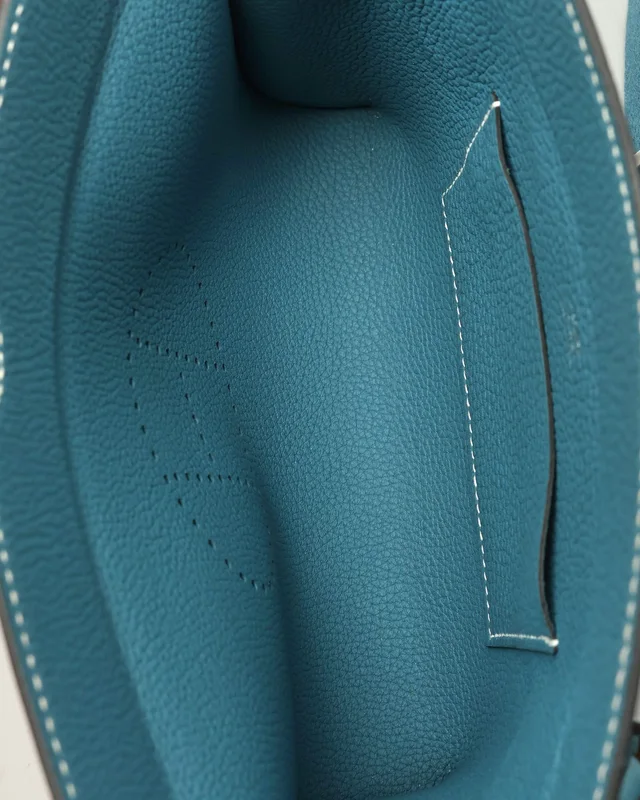 Hermès Togo Videpoches New Blue Jean Bag in Blue Togo leather from A Retro Tale, photo 7 of 9