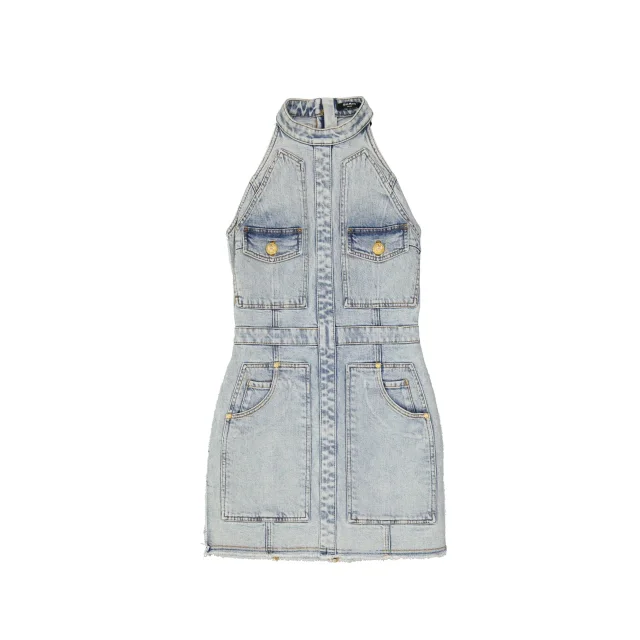 Balmain Denim Mini Dress, photo 5 of 9 from Balardi