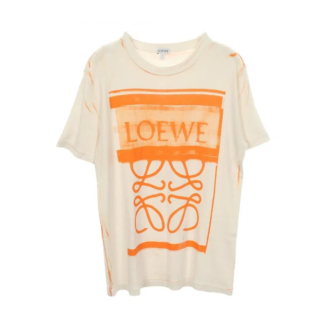 Loewe Short Sleeve T-Shirt Anagram Logo Print Cotton from The Reluxe