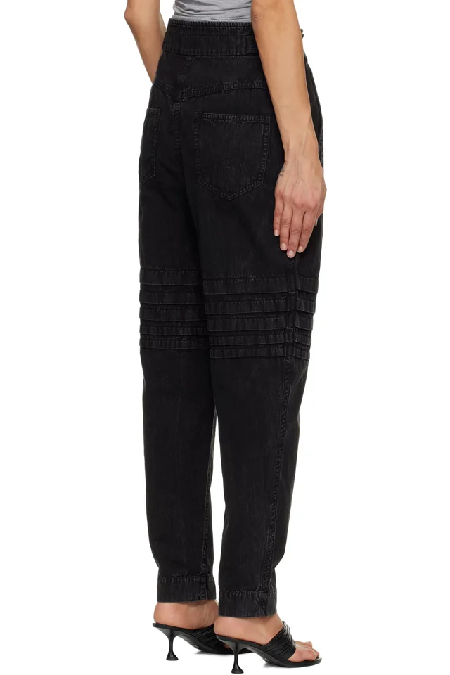 Isabel Marant Etoile Black Mellya Trousers, photo 3 of 4 from SSENSE