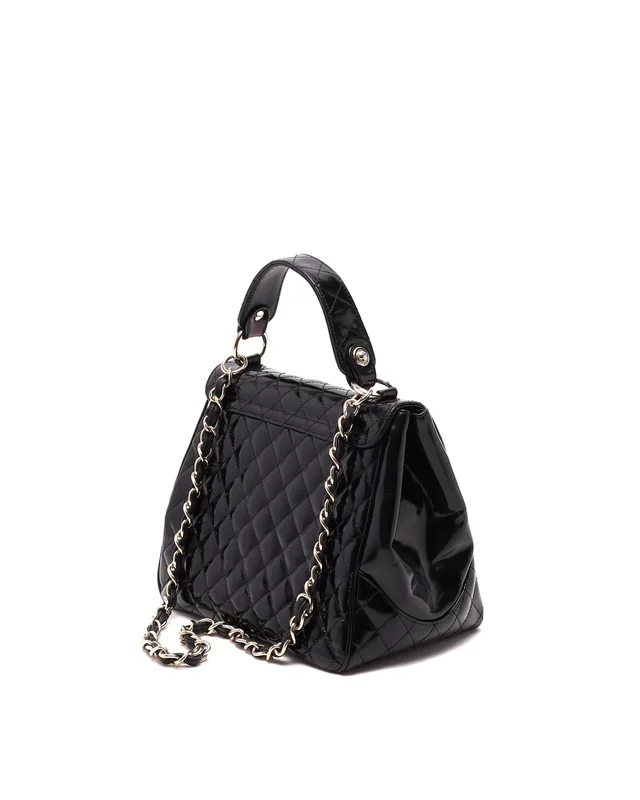 Chanel Patent Mademoiselle Kelly Bag in Patent leather from A Retro Tale, photo 3 of 8