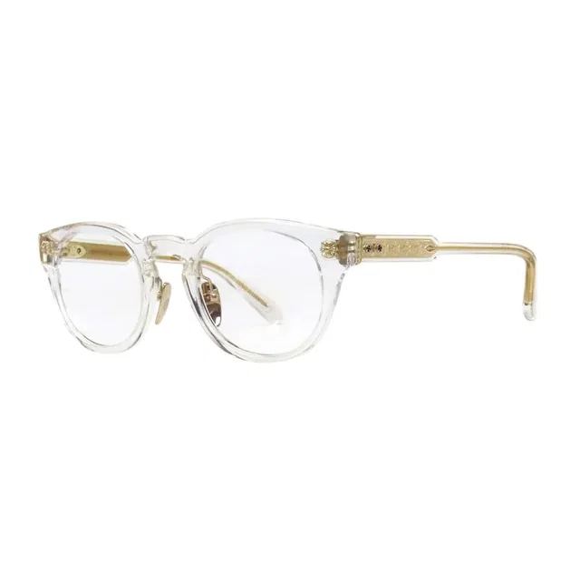 Chrome Hearts Crys Unisex Clear Gold Eyewear in multicolor from Grailed