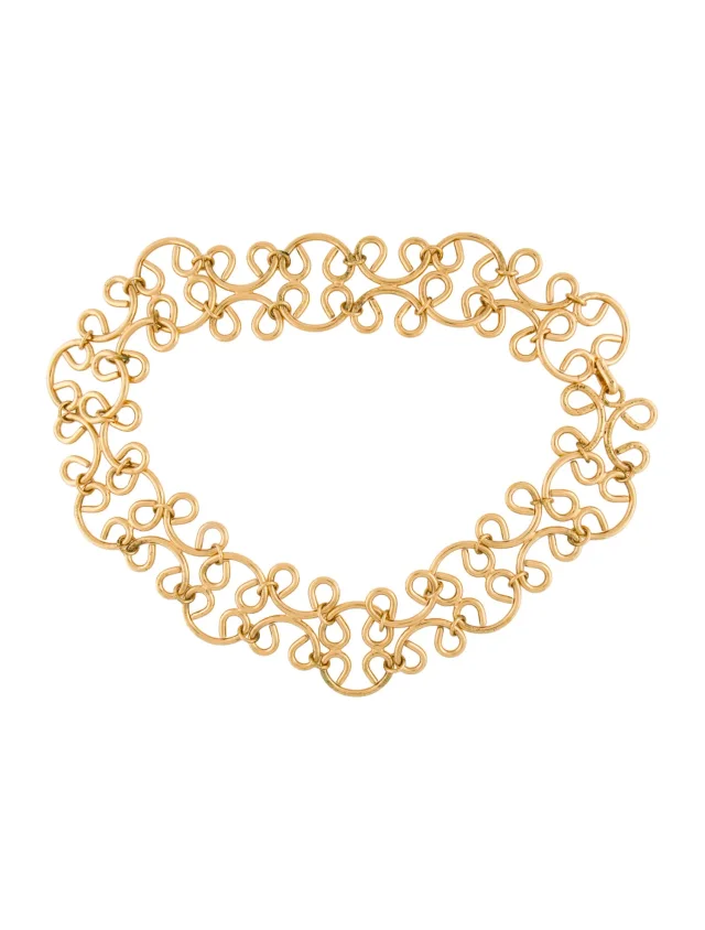 Chanel 1990 Metal Waist Belt in gold from The RealReal, photo 1 of 1