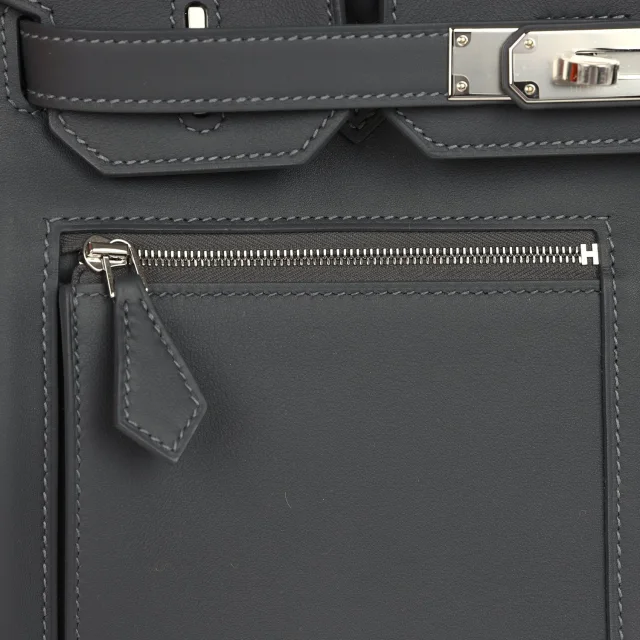 Hermès Colormatic Birkin 30 Ardoise Swift Palladium Hardware in Grey Swift from Madison Avenue Couture, photo 2 of 2