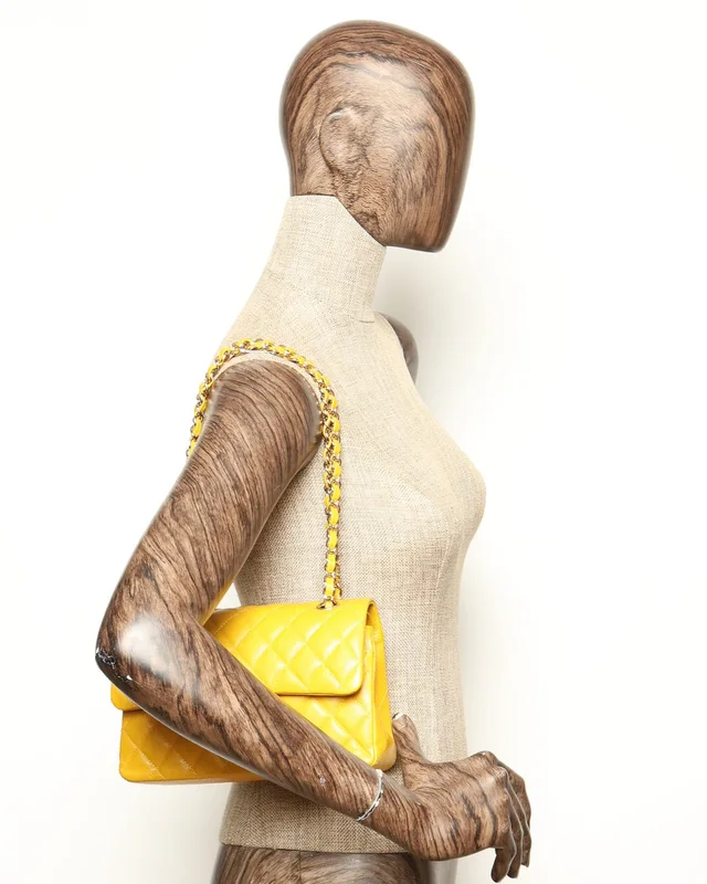 Chanel Classic Caviar Small Double Flap Bag in Caviar leather from A Retro Tale, photo 10 of 10