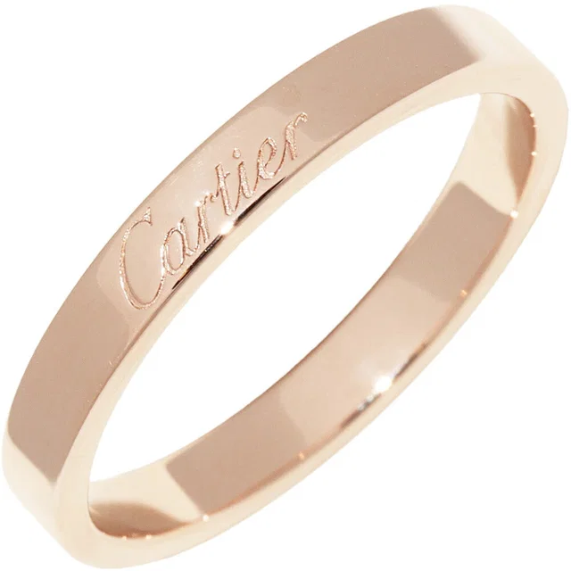 C de Cartier Au750 Ring Size 17 from LuxUness