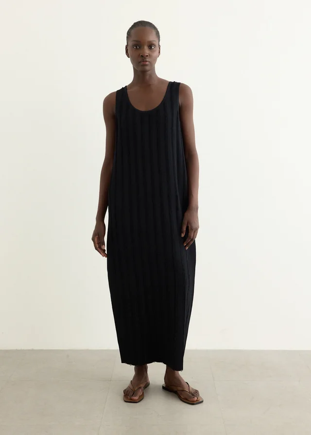 A.Emery Enid Knit Dress in Black from Incu, photo 1 of 1
