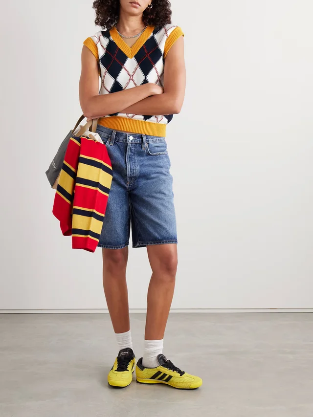 GUEST IN RESIDENCE Argyle cotton-jacquard vest, photo 2 of 2 from NET-A-PORTER (Canada)