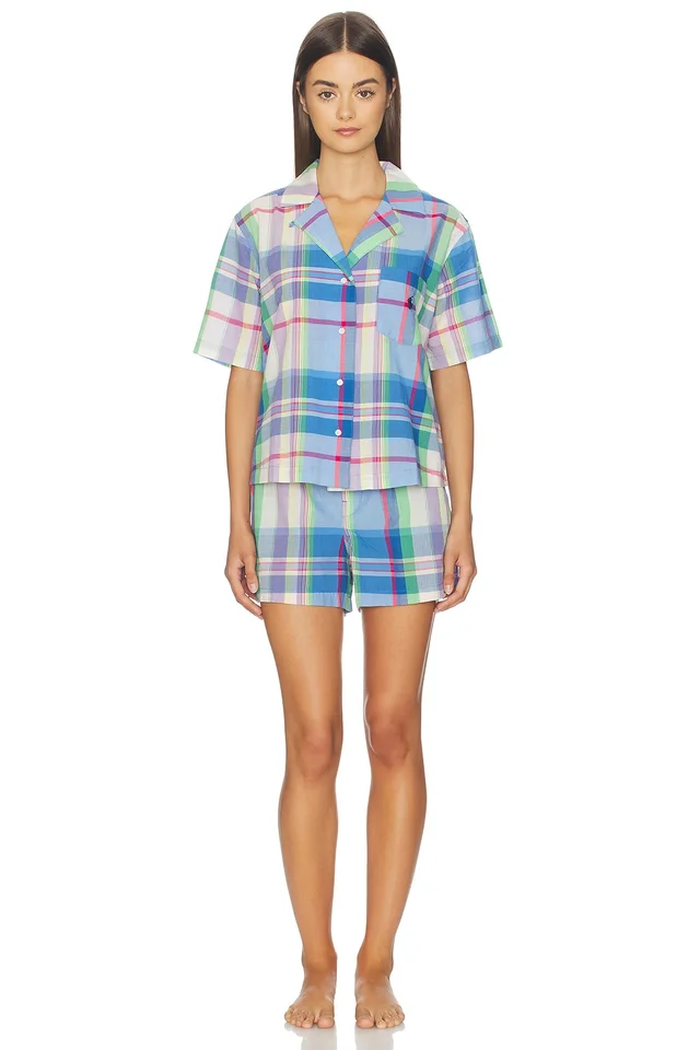 Polo Ralph Lauren Intimates Polo Ralph Lauren Polo Sleep Short Sleeve Pajama Set from REVOLVE (Canada), photo 1 of 1