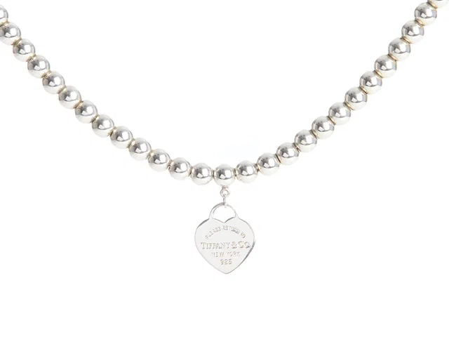 Sterling Silver Return to Tiffany Heart Tag Bead Bracelet in Silver from Ann's Fabulous Finds