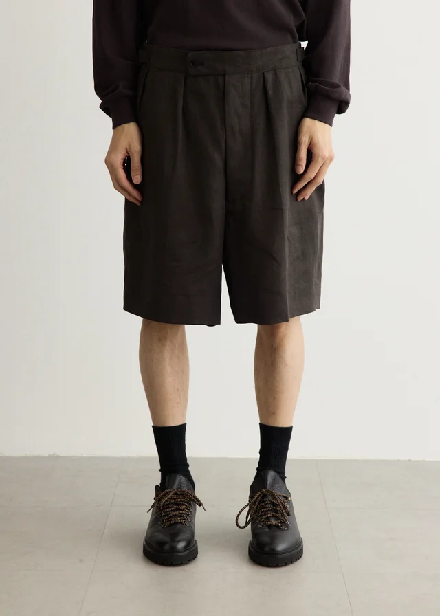 KAPTAIN SUNSHINE Gurkha Shorts in Black from Incu, photo 1 of 1