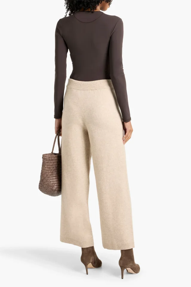 Veronica Beard Jenkins Wide-Leg Pants in Wool-Cashmere Blend, photo 3 of 4 from THE OUTNET