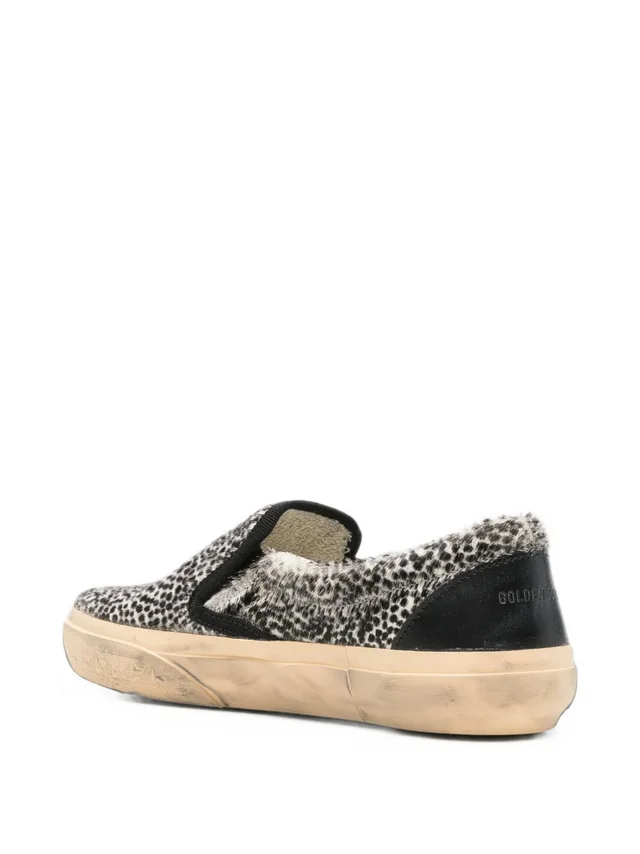 Golden Goose Deluxe Brand VCE animal-print slip-on sneakers, photo 3 of 4 from SENSER