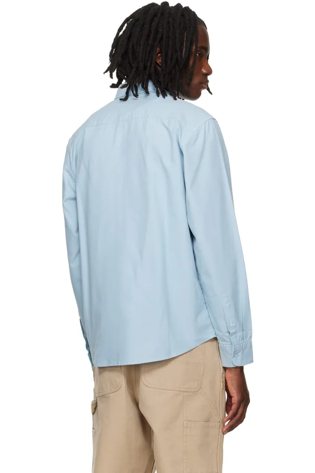Carhartt Work In Progress Blue Bolton Shirt, photo 3 of 4 from SSENSE