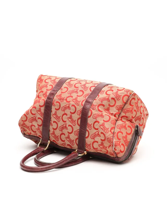 Celine C Macadam Boston Bag in Canvas from A Retro Tale, photo 5 of 13