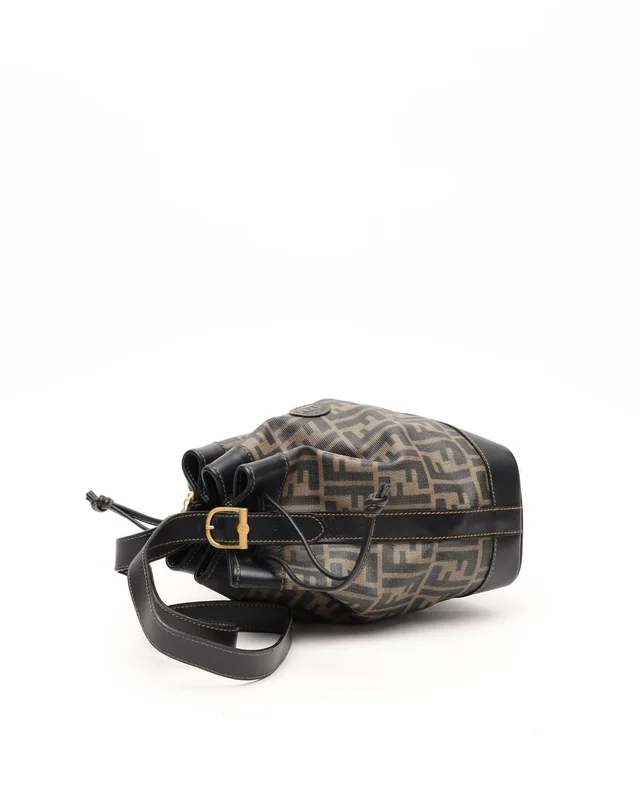 Fendi Zucca Shoulder Bag in Coated canvas from A Retro Tale, photo 5 of 11