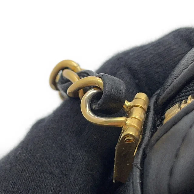 Chanel Matelasse ChainShoulder Bag BlackA91796 Lambskin Size 18 in Lambskin from GALLERY RARE, photo 12 of 15