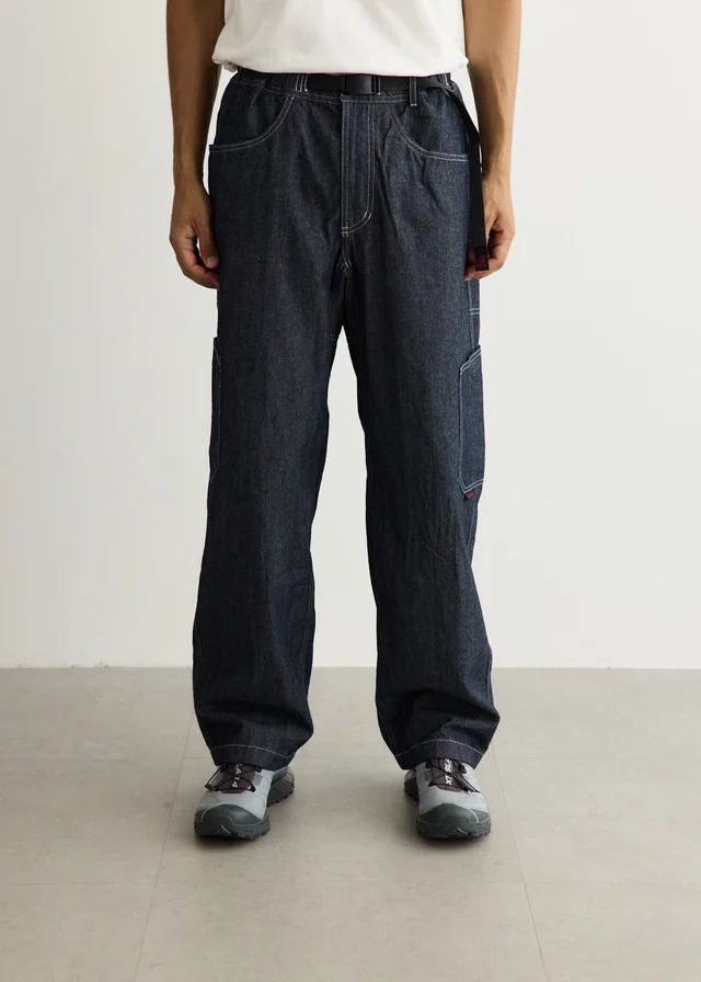 Gramicci Japanese Chambray Rock Slide Pants in Blue from Incu, photo 1 of 1
