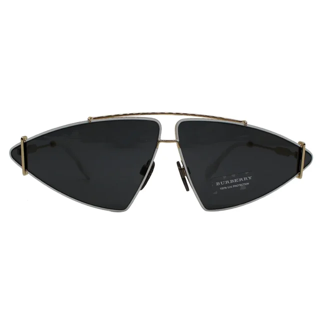 Burberry BE3111-101787 Gold Sunglasses Grey Lens in Grey from Dallas Designer Handbags