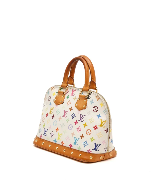 Louis Vuitton x Takashi Murakami Monogram Alma PM Bag in Canvas from A Retro Tale, photo 3 of 12