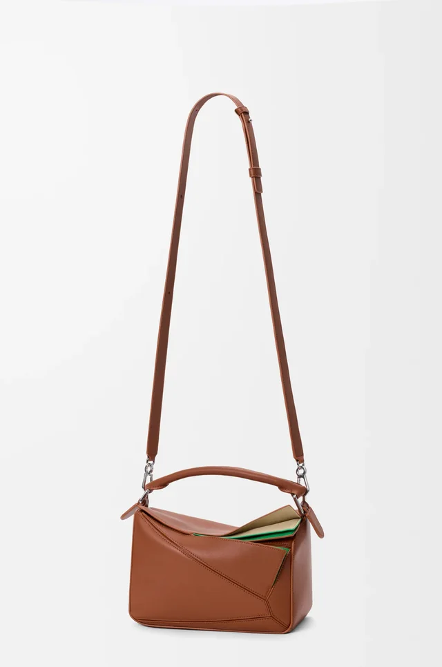 Loewe Puzzle leather tote bag, photo 7 of 8 from SENSER