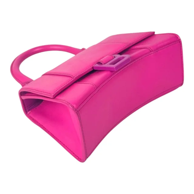 Balenciaga Mini Pink Hourglass Bag with Strap in Pink from Luxury Promise, photo 6 of 6