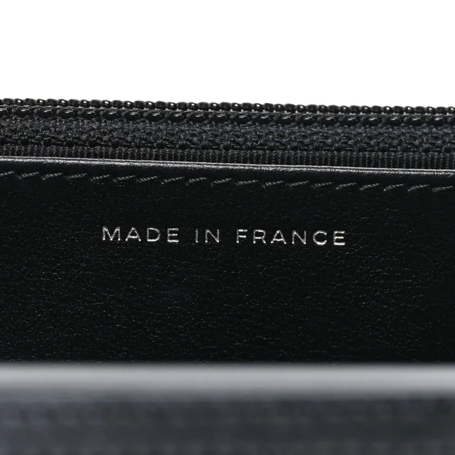 Chanel Aged Calfskin Quilted Reissue Wallet On Chain WOC So Black in Black Calfskin from FASHIONPHILE, photo 7 of 12