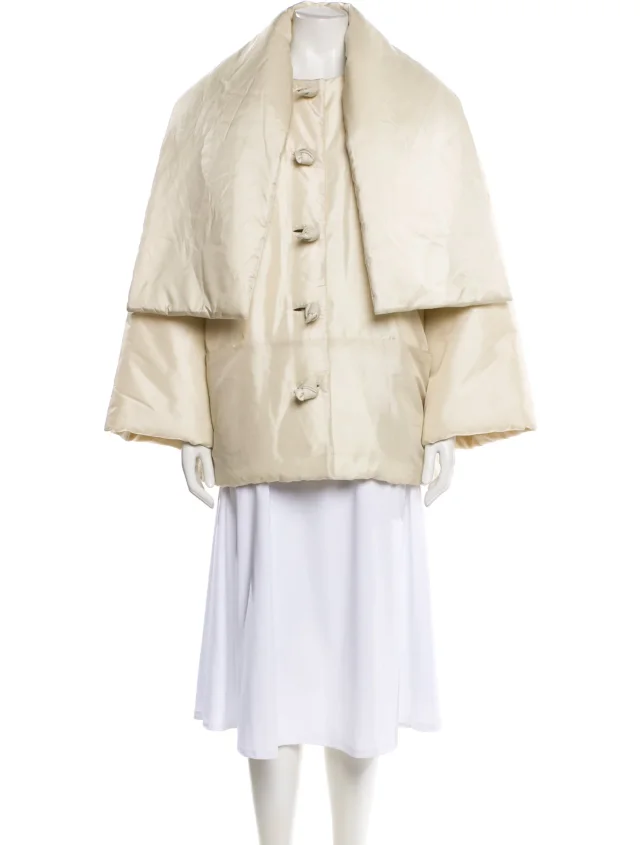 TOTEME Padded Scarf Jacket from The RealReal