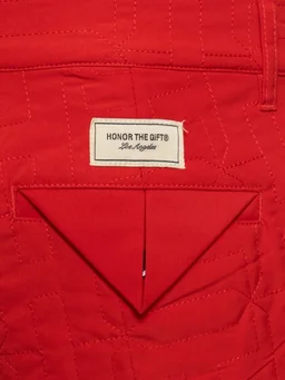 Honor the Gift Wide-leg trousers with button closure in 100% Polyester, photo 4 of 5 from LUISAVIAROMA