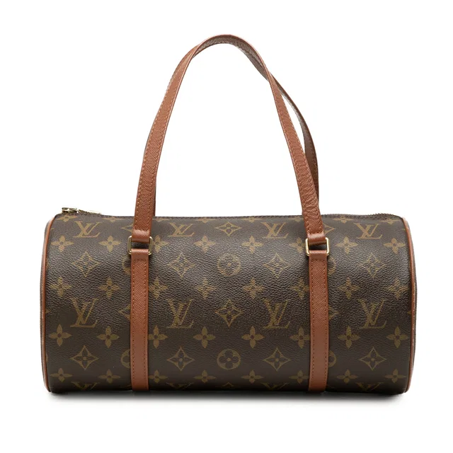 Brown Louis Vuitton Monogram Papillon 30 Handbag in Brown Coated canvas from Designer Revival, photo 1 of 1