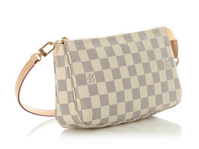 Louis Vuitton Damier Azur Pochette Accessoires in Coated canvas from Ann's Fabulous Finds, photo 5 of 9