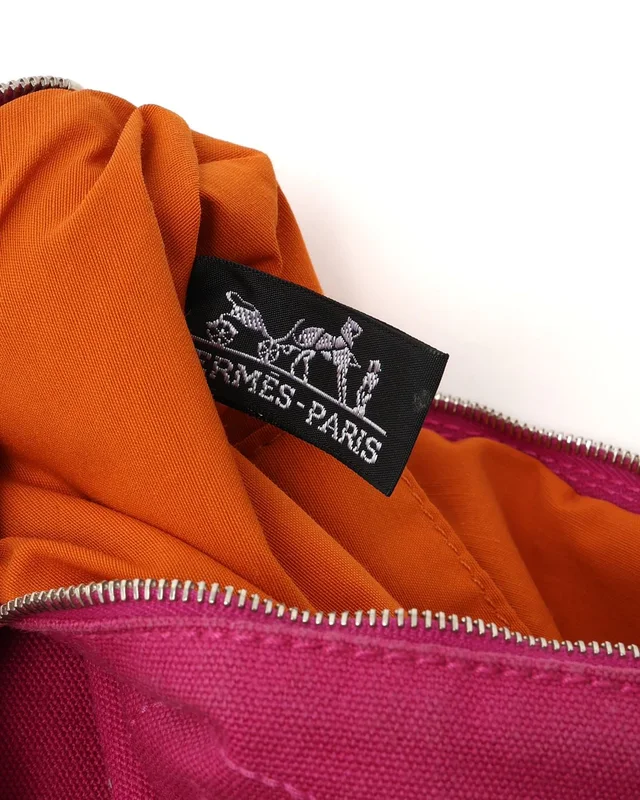 Hermès Bolide 25 Cosmetic Pouch in Canvas from A Retro Tale, photo 8 of 8