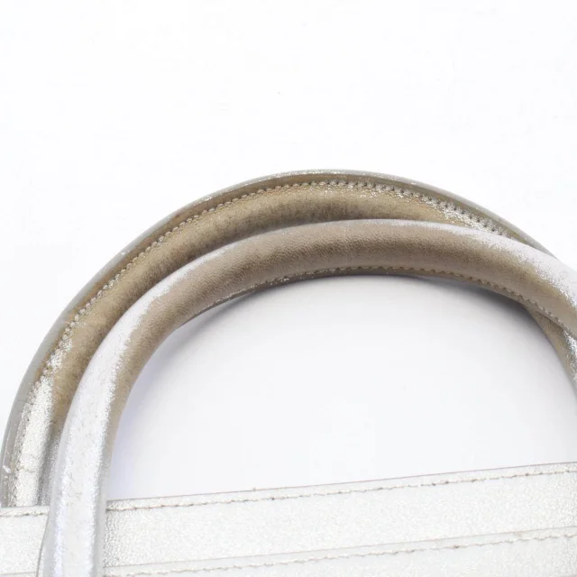 Celine Luggage Micro Shopper Leather Handbag in Black Leather from LuxUness, photo 5 of 6