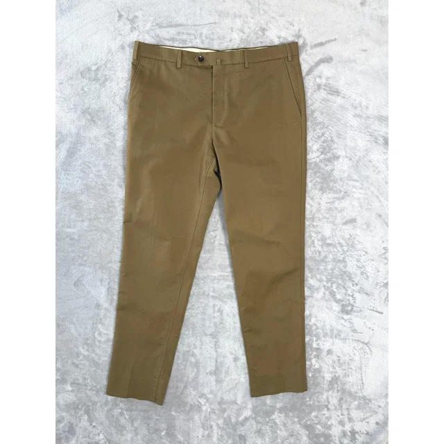 Loro Piana Carlo Trousers Mens 38 Brown Chino Hyannis Pants Italy Preppy Luxury in red|brown|neutral from Poshmark