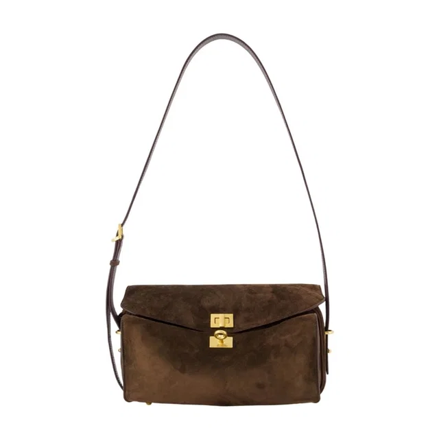 Balenciaga Shoulder Bag — Brown Suede in Brown Suede from HEWI