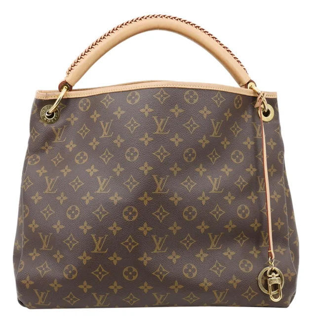 Louis Vuitton Artsy MM NM Monogram Canvas Shoulder Bag Brown in Brown Coated canvas from Dallas Designer Handbags
