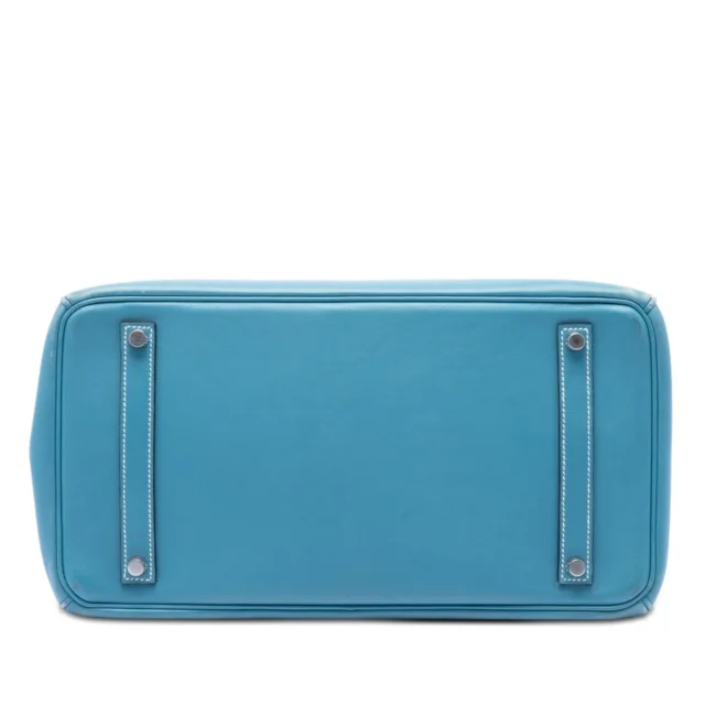Hermès Swift Birkin Retourne 35 in blue Swift leather from Her-Age, photo 3 of 6