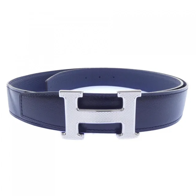 Hermès Guilloche 32 Reversible Belt from The Reluxe