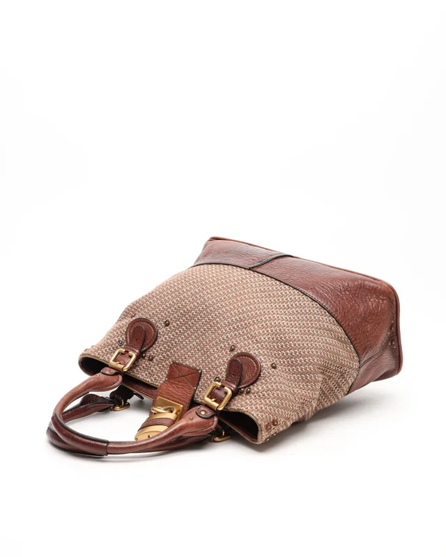 Chloé Paddington Tote Bag in Woven leather from A Retro Tale, photo 4 of 14