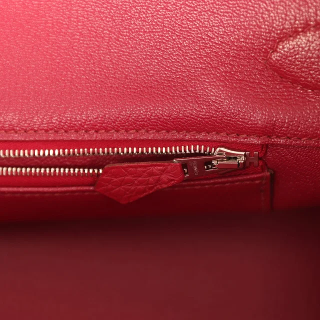 Hermès Vintage Shoulder Birkin 42 JPG Rubis Togo Palladium Hardware in Togo leather from Madison Avenue Couture, photo 9 of 9