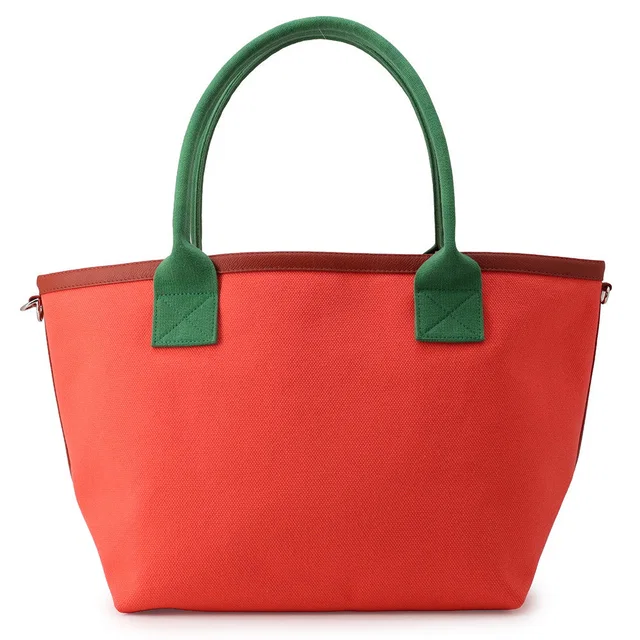 Hermès soka bath Orange/Green Canvas Epsom in Green Epsom leather from GALLERY RARE