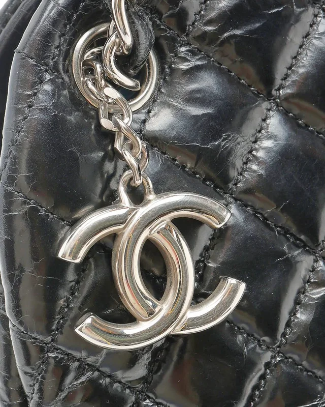 Chanel Maxi Patent Just Mademoiselle Bowling Bag in Patent leather from A Retro Tale, photo 6 of 11